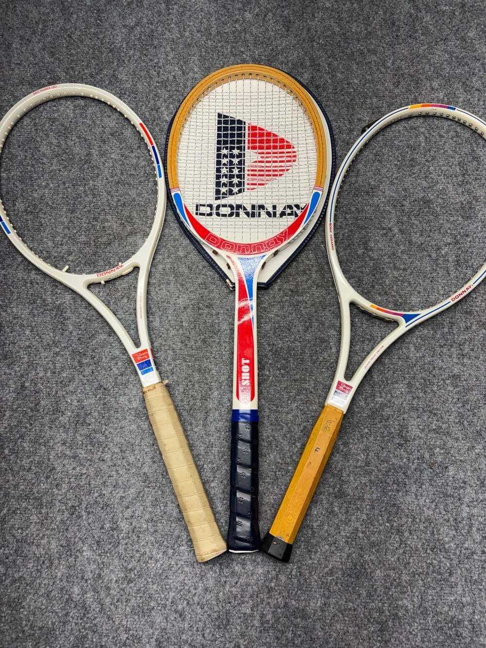 Donnay Bjorn Borg Bundle-3-Vintage Tennis Racket propower,shot,graphite-ceramic